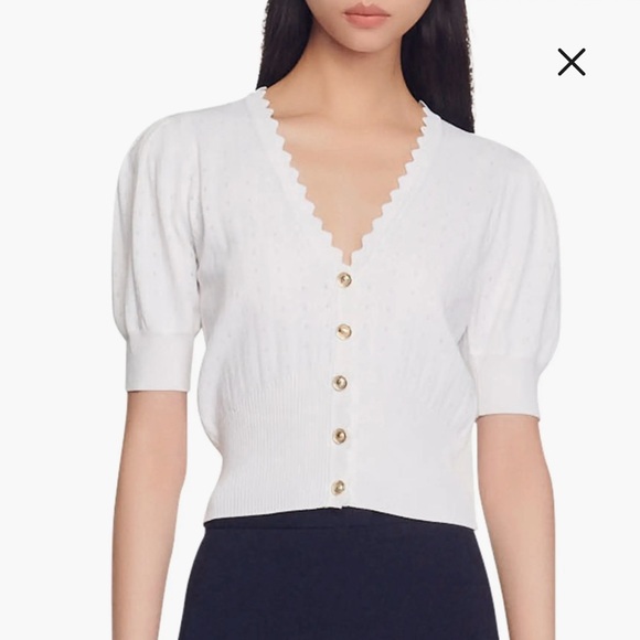 Sandro Passiflore Cardigan Sweater - Picture 1 of 6